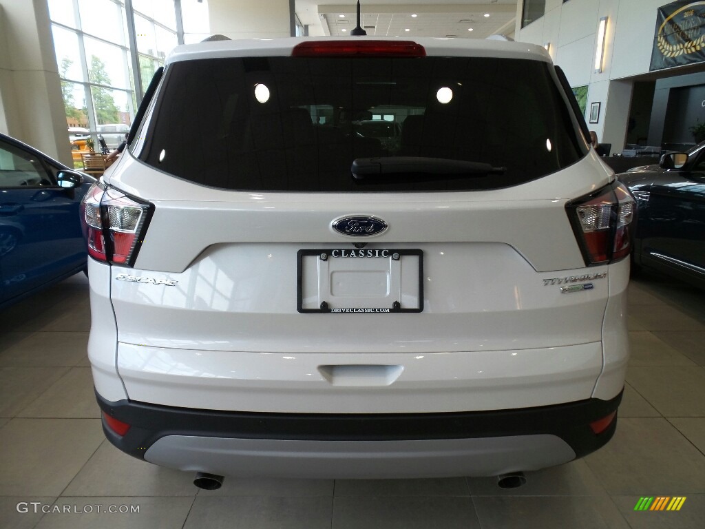 2017 Escape Titanium 4WD - White Platinum / Medium Light Stone photo #3