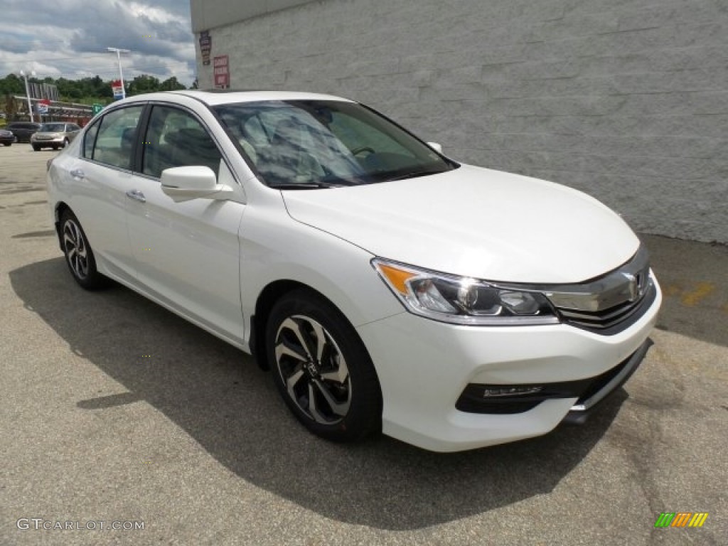 2017 Accord EX-L Sedan - White Orchid Pearl / Ivory photo #1