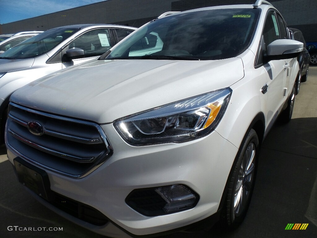 2017 Escape Titanium - White Platinum / Charcoal Black photo #1