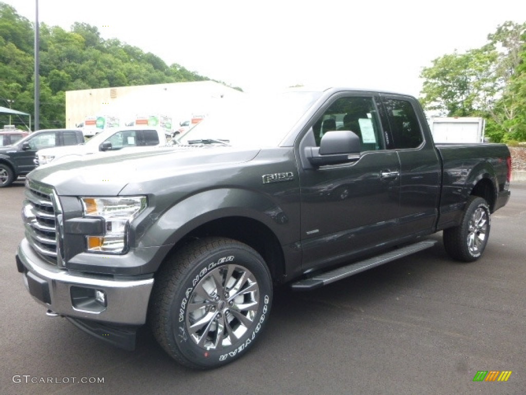 2017 F150 XLT SuperCab 4x4 - Magnetic / Earth Gray photo #2