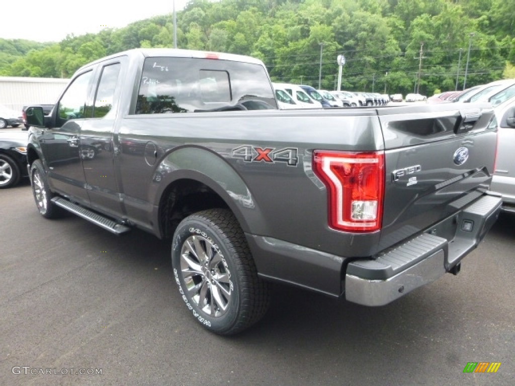 2017 F150 XLT SuperCab 4x4 - Magnetic / Earth Gray photo #3