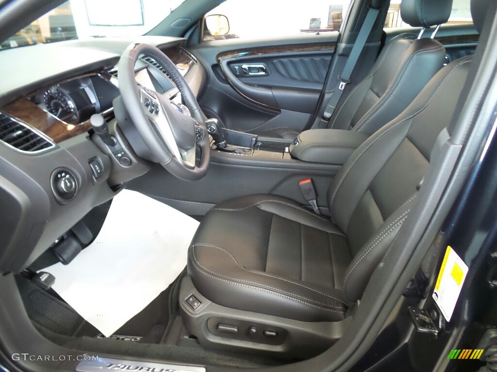 Charcoal Black Interior 2017 Ford Taurus Limited Photo #120927229