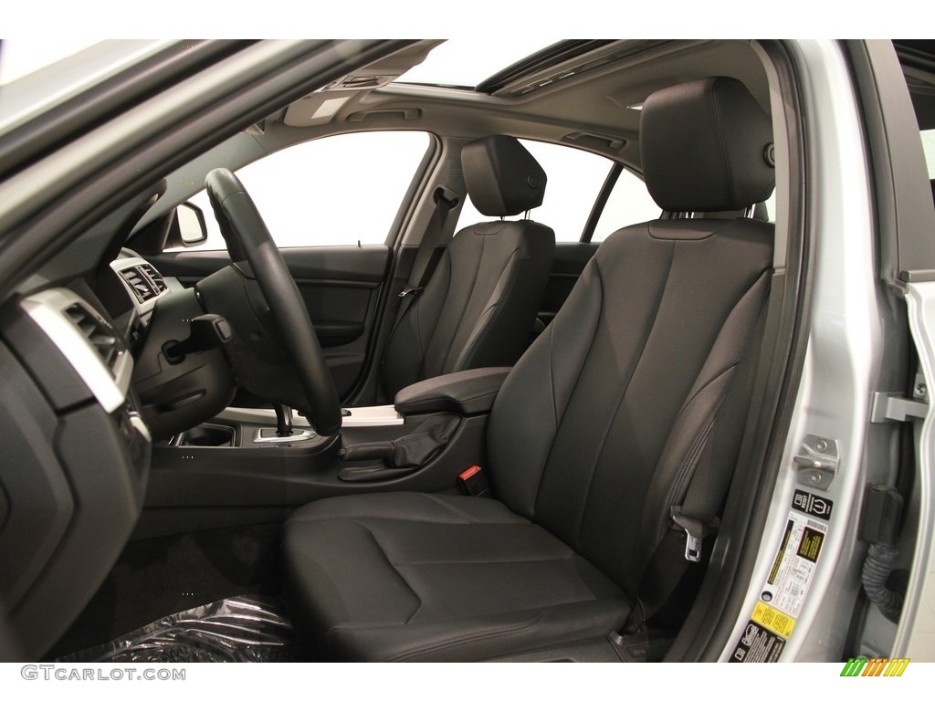 2014 3 Series 320i xDrive Sedan - Glacier Silver Metallic / Black photo #6