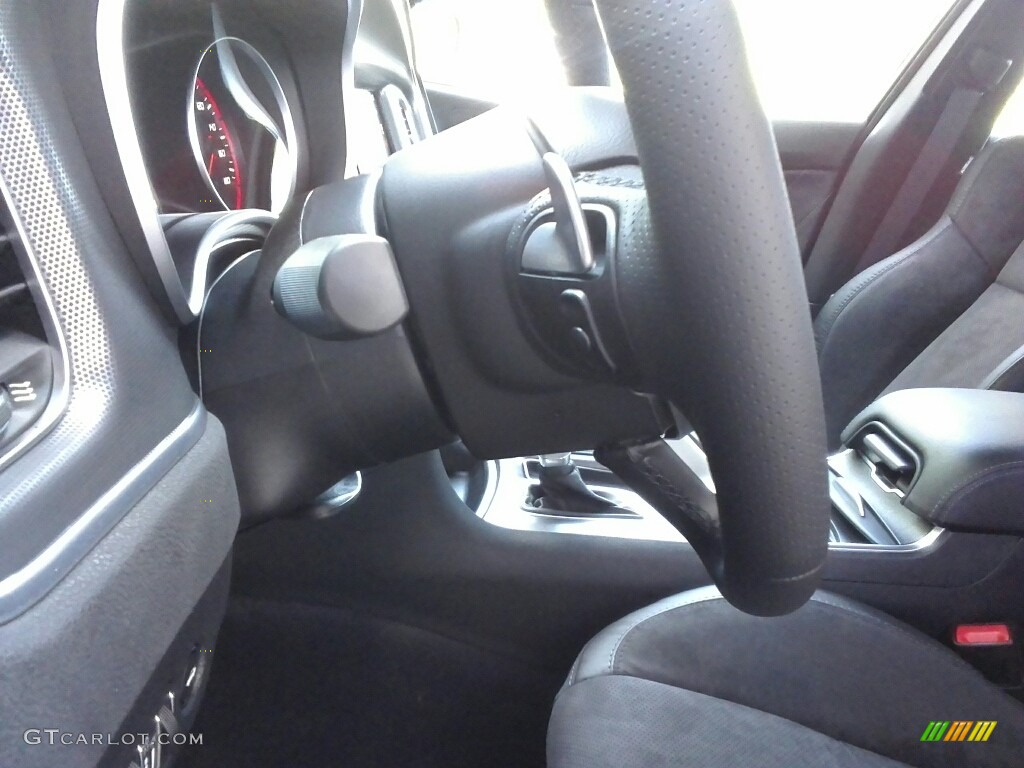 2017 Charger R/T Scat Pack - Destroyer Grey / Black photo #11