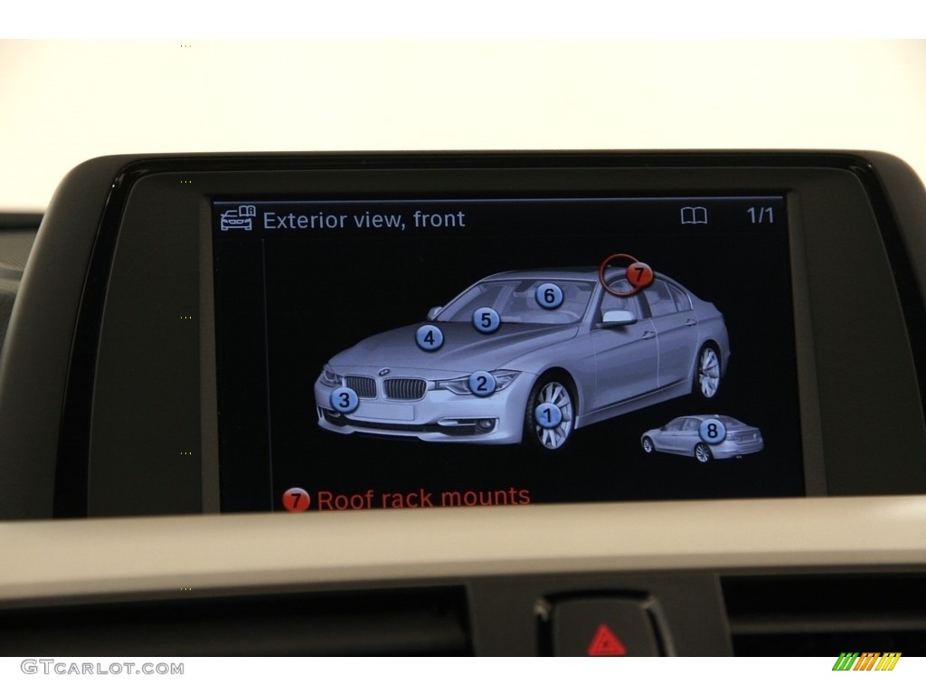 2014 3 Series 320i xDrive Sedan - Glacier Silver Metallic / Black photo #14