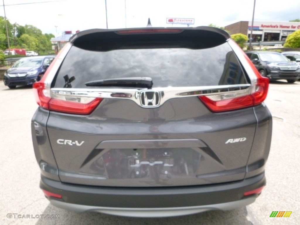 2017 CR-V EX AWD - Modern Steel Metallic / Gray photo #3