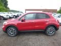 2017 Rosso Passione (Red) Fiat 500X Trekking AWD  photo #2