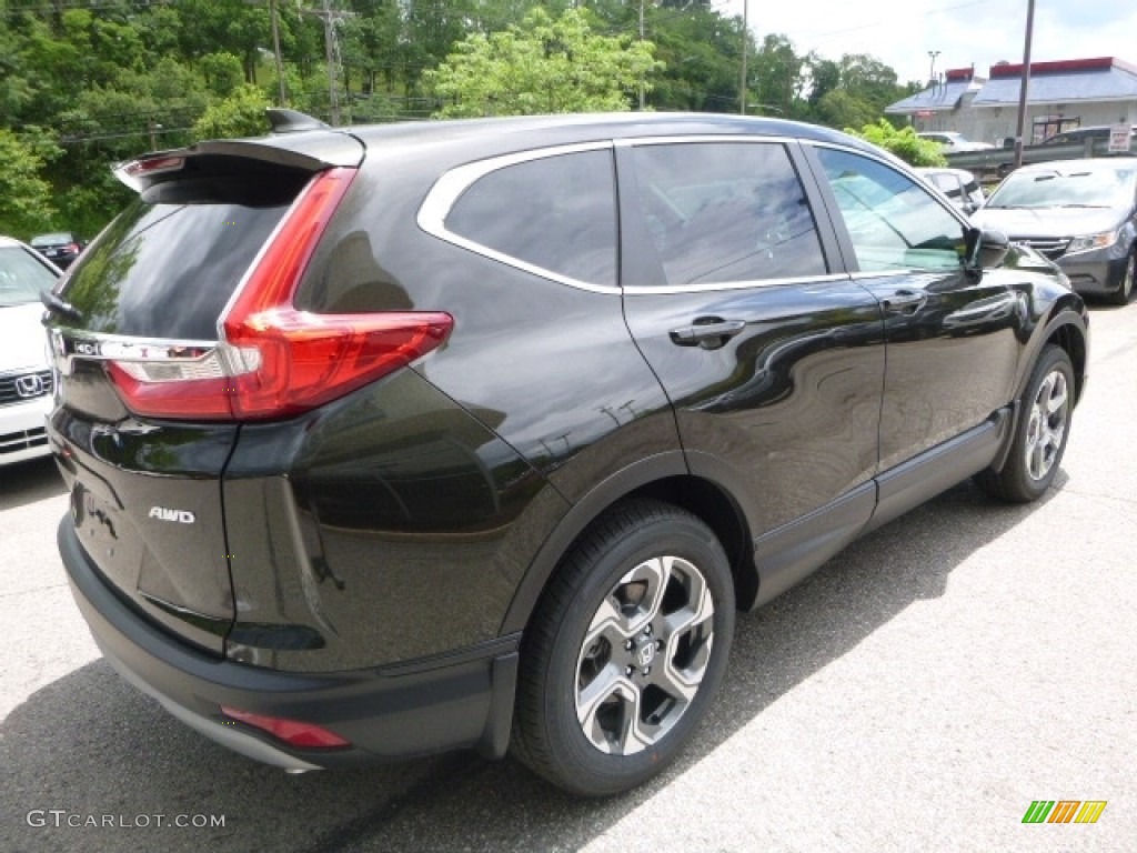 2017 CR-V EX AWD - Dark Olive Metallic / Black photo #4