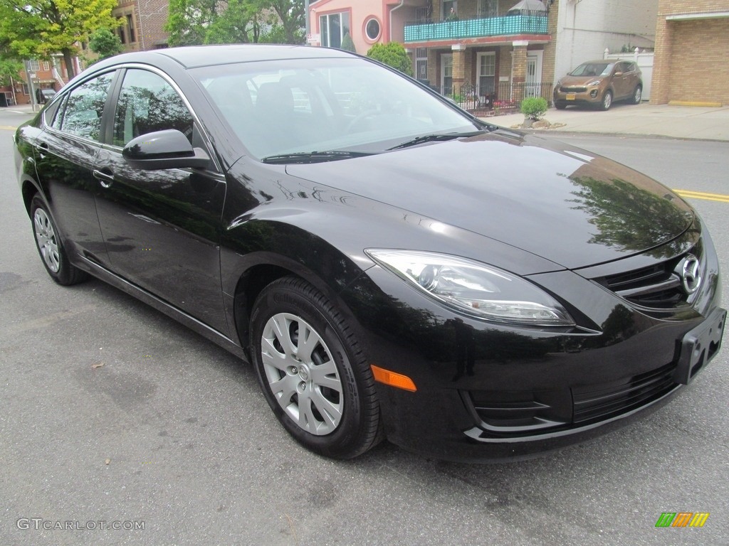 2013 MAZDA6 i Sport Sedan - Ebony Black / Black photo #1