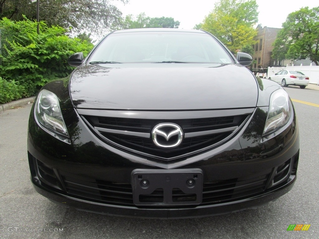 2013 MAZDA6 i Sport Sedan - Ebony Black / Black photo #3