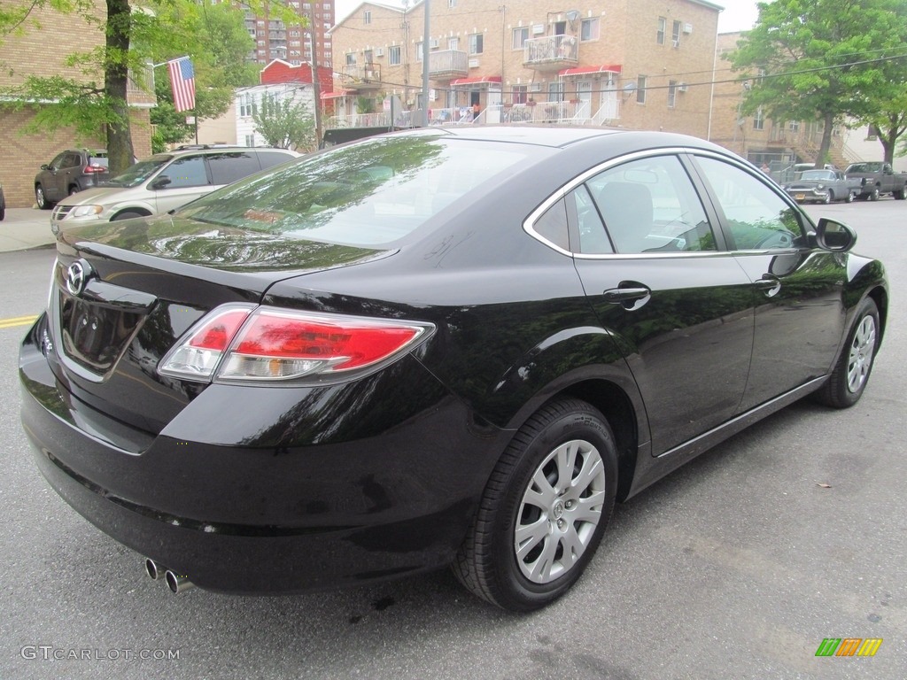 2013 MAZDA6 i Sport Sedan - Ebony Black / Black photo #5