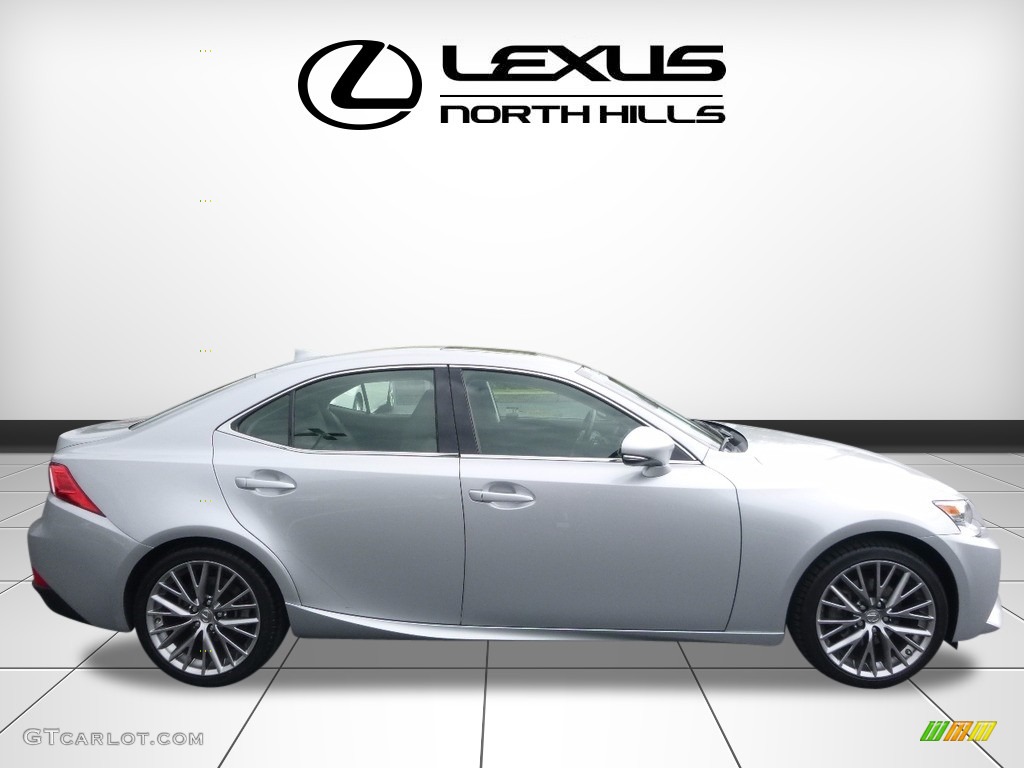 2014 IS 250 AWD - Silver Lining Metallic / Black photo #2