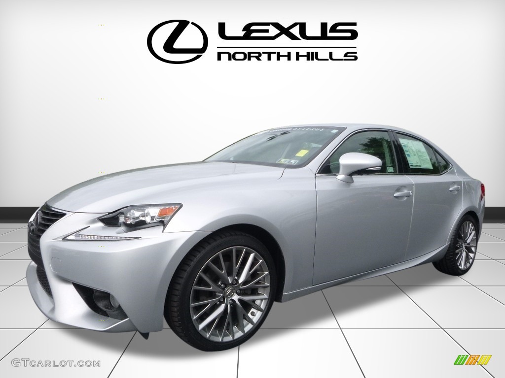 2014 IS 250 AWD - Silver Lining Metallic / Black photo #4