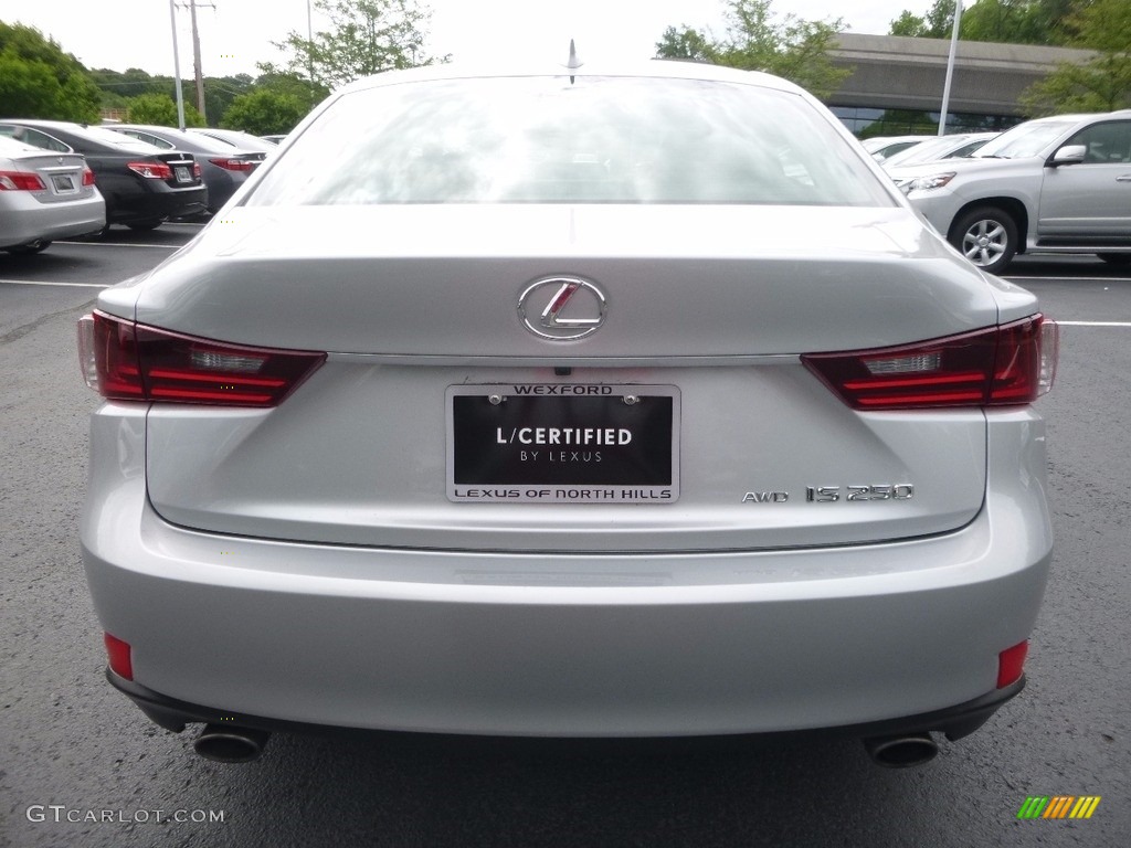 2014 IS 250 AWD - Silver Lining Metallic / Black photo #6
