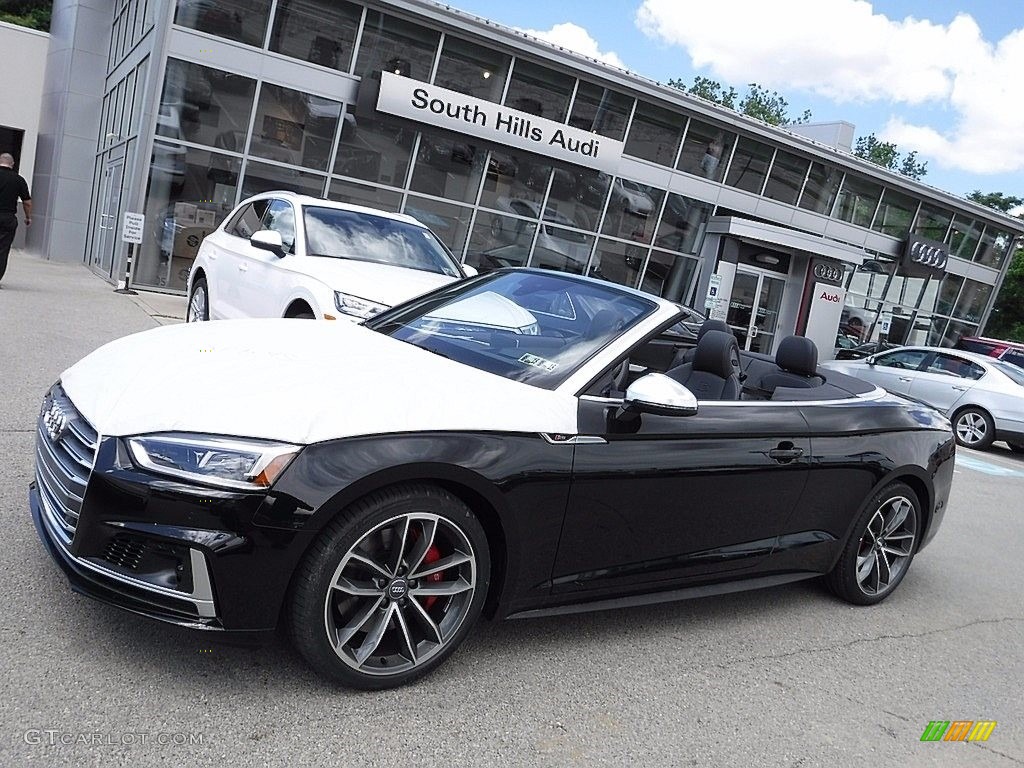 2018 S5 Prestige Cabriolet - Mythos Black Metallic / Black photo #1