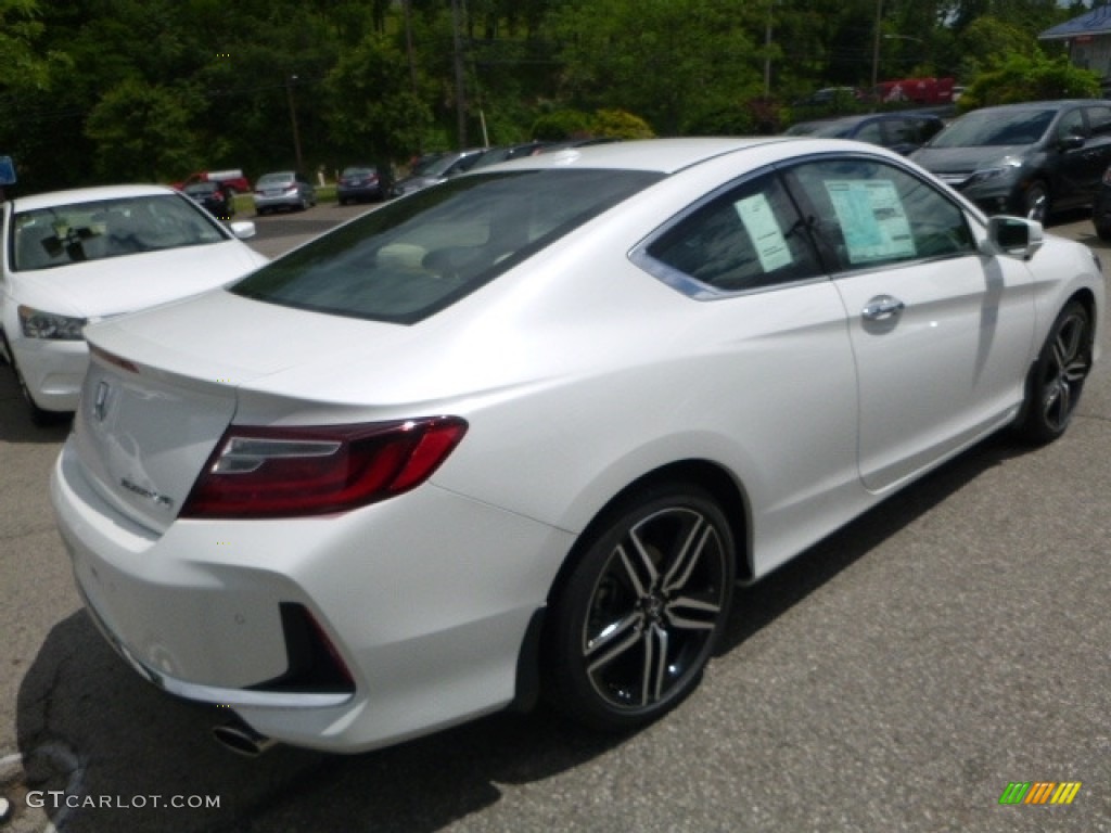 2017 Accord Touring Coupe - White Orchid Pearl / Ivory photo #4