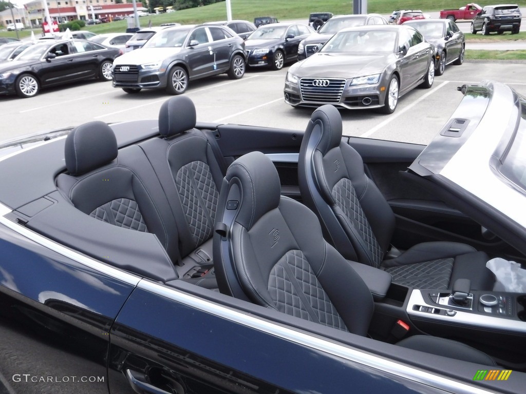 Black Interior 2018 Audi S5 Prestige Cabriolet Photo #120931637