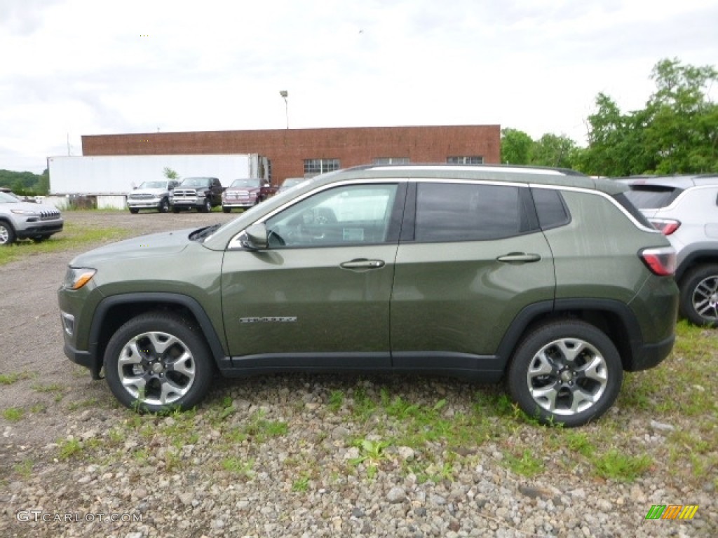 2017 Compass Limited 4x4 - Olive Green Pearl / Black photo #2