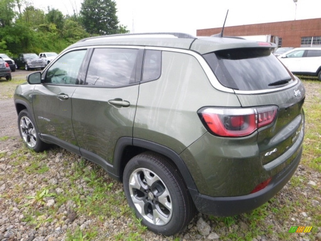 2017 Compass Limited 4x4 - Olive Green Pearl / Black photo #3