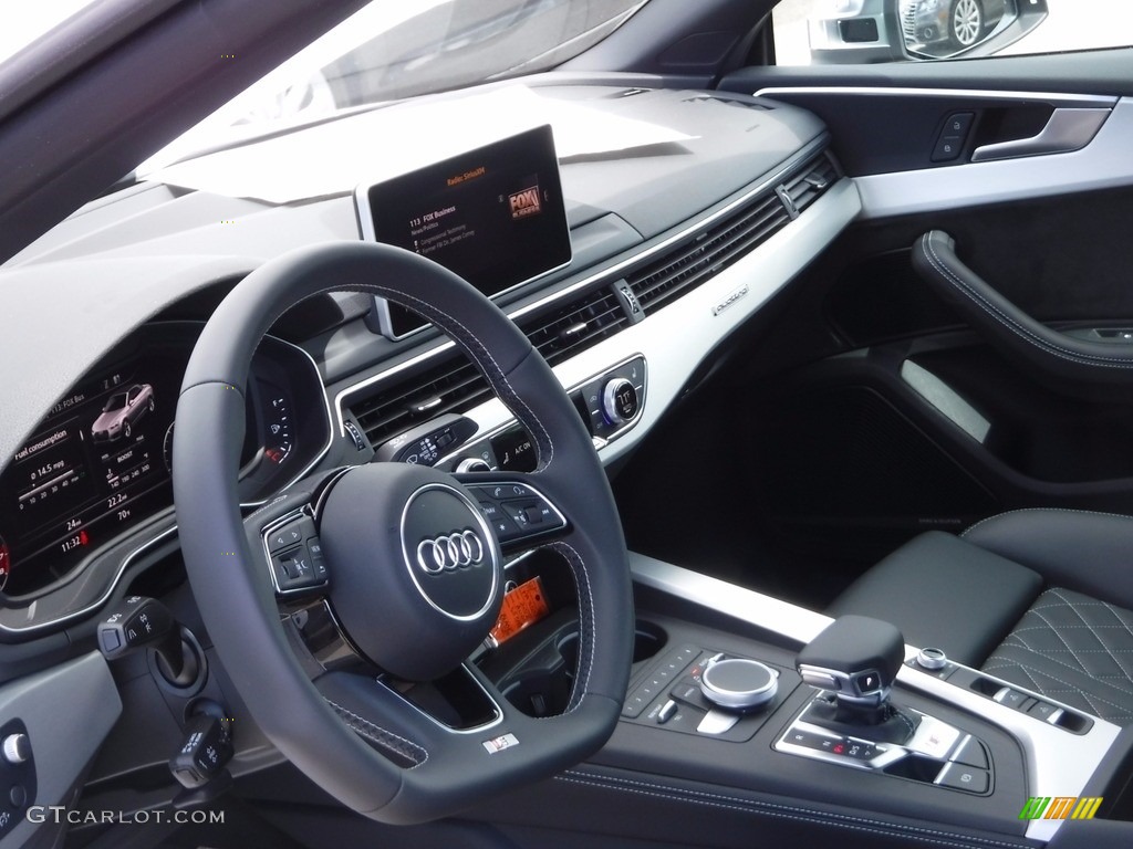 2018 Audi S5 Prestige Cabriolet Black Dashboard Photo #120931711