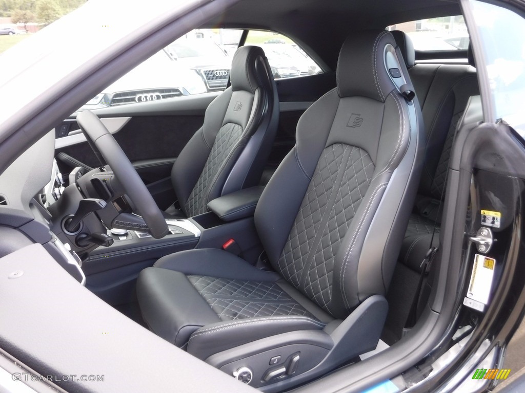Black Interior 2018 Audi S5 Prestige Cabriolet Photo #120931756