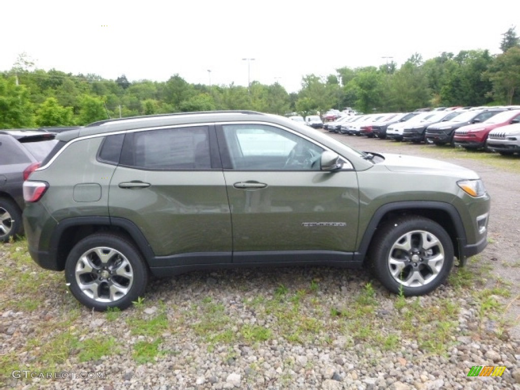 2017 Compass Limited 4x4 - Olive Green Pearl / Black photo #6