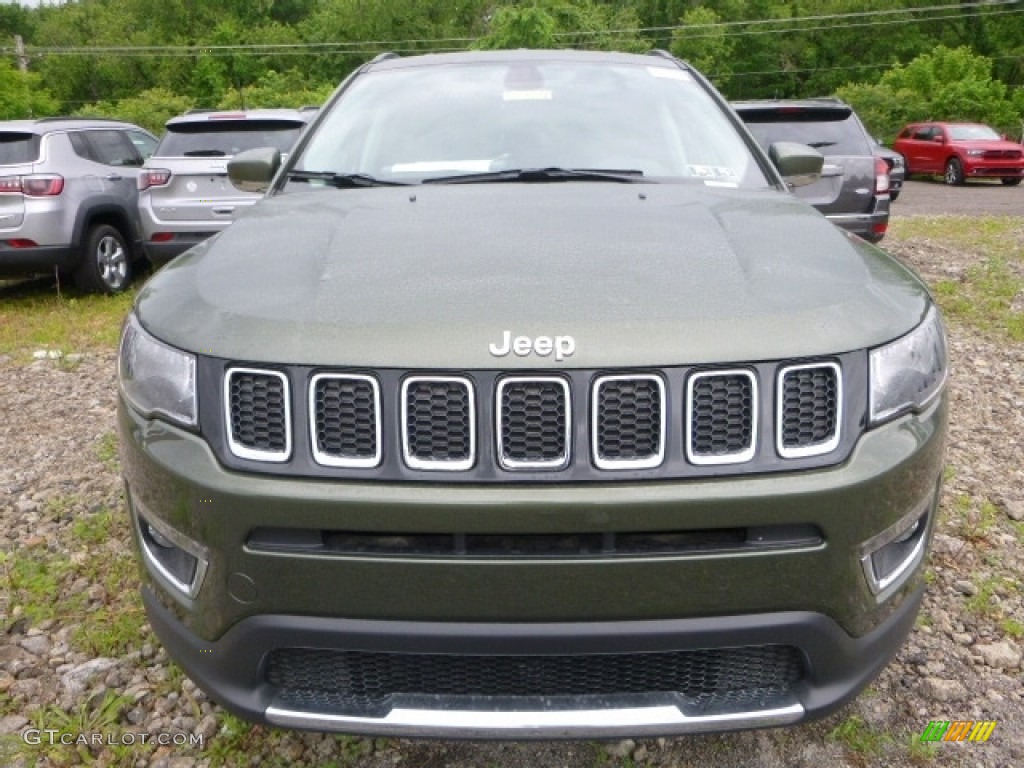 2017 Compass Limited 4x4 - Olive Green Pearl / Black photo #11