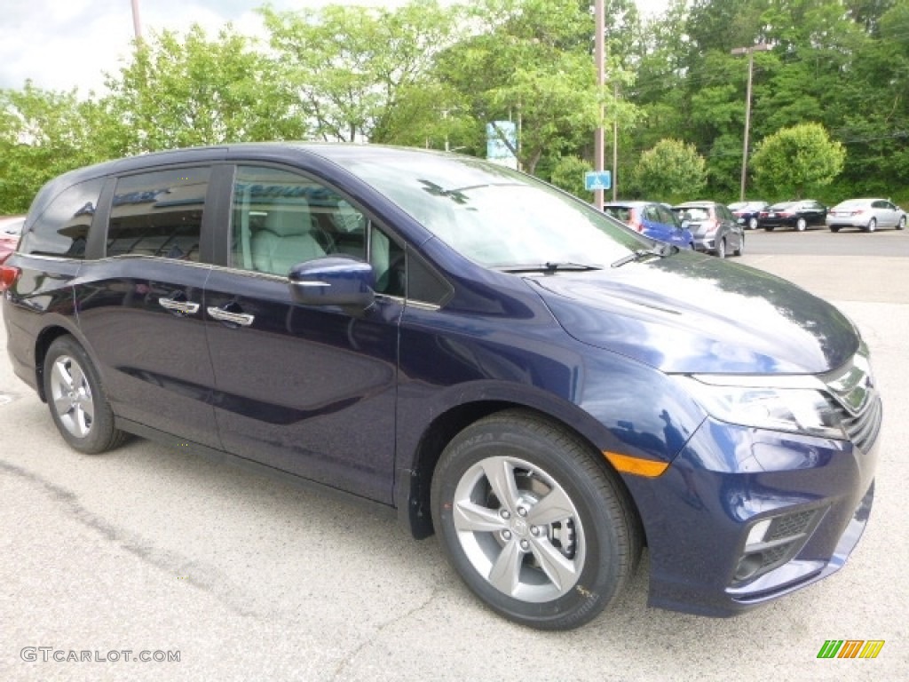 Obsidian Blue Pearl 2018 Honda Odyssey EX-L Exterior Photo #120931883