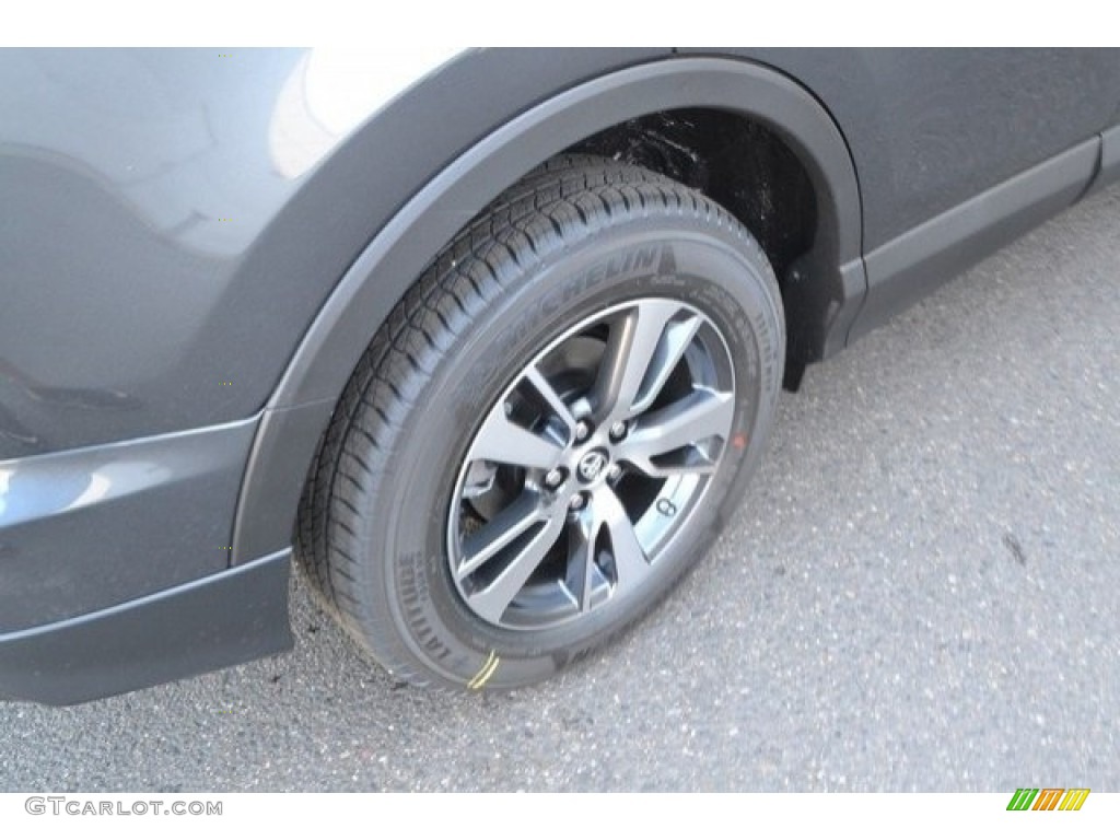 2017 RAV4 XLE - Magnetic Gray Metallic / Black photo #9