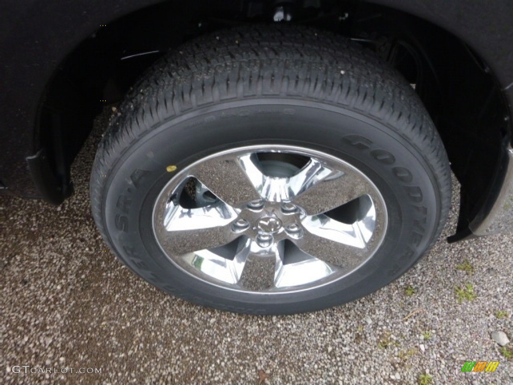 2017 1500 Big Horn Crew Cab 4x4 - Maximum Steel Metallic / Black/Diesel Gray photo #9