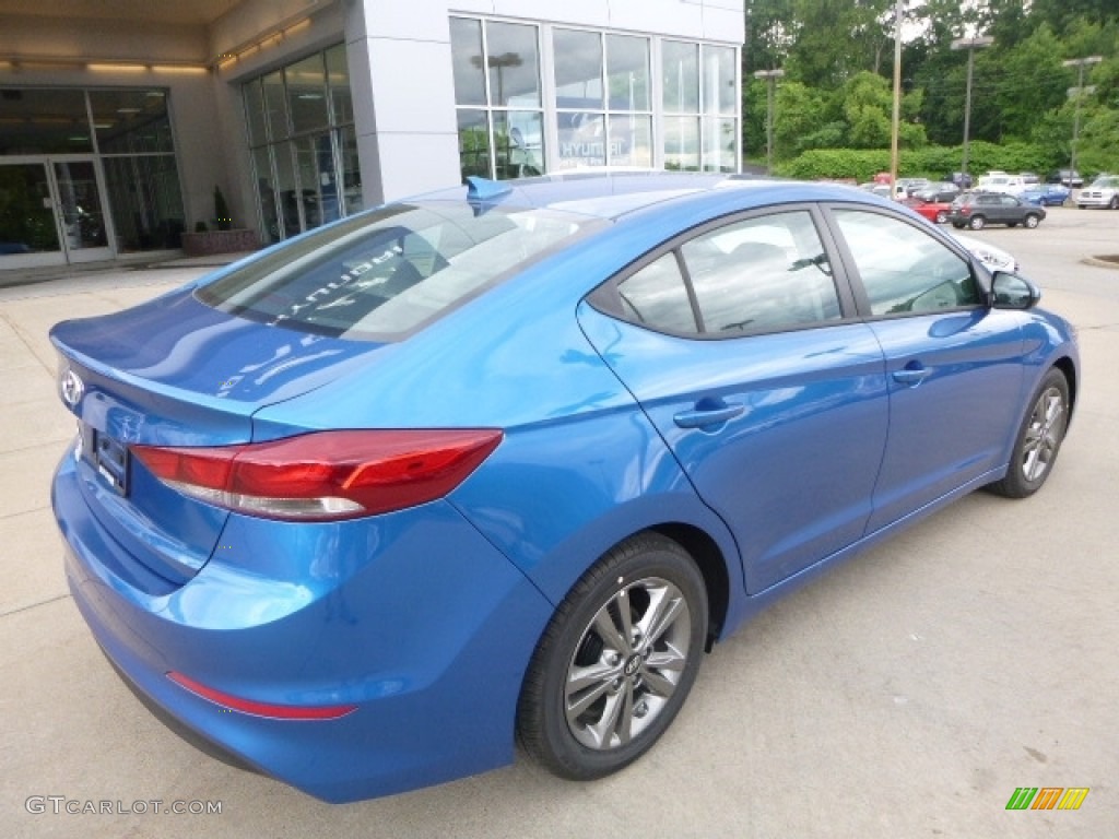 2017 Elantra SE - Electric Blue / Gray photo #2