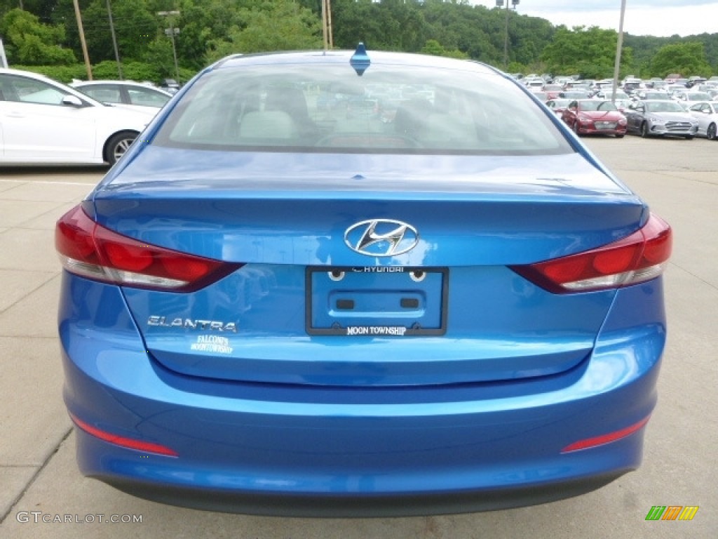 2017 Elantra SE - Electric Blue / Gray photo #6