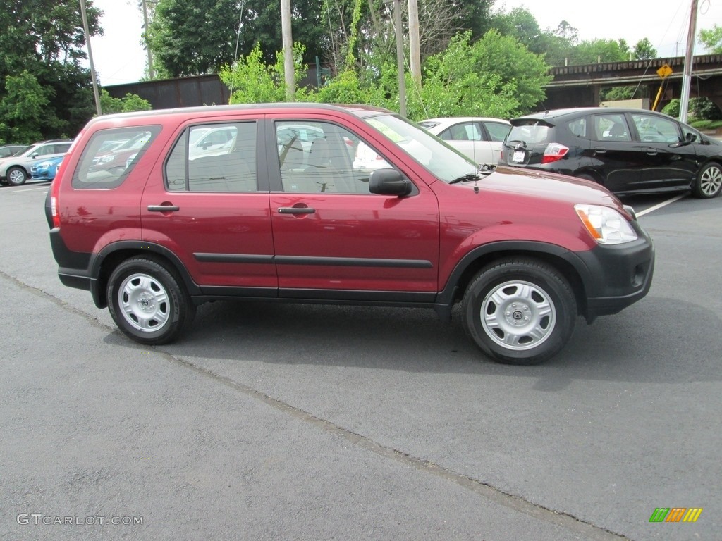 2005 CR-V LX 4WD - Redondo Red Pearl / Ivory photo #5