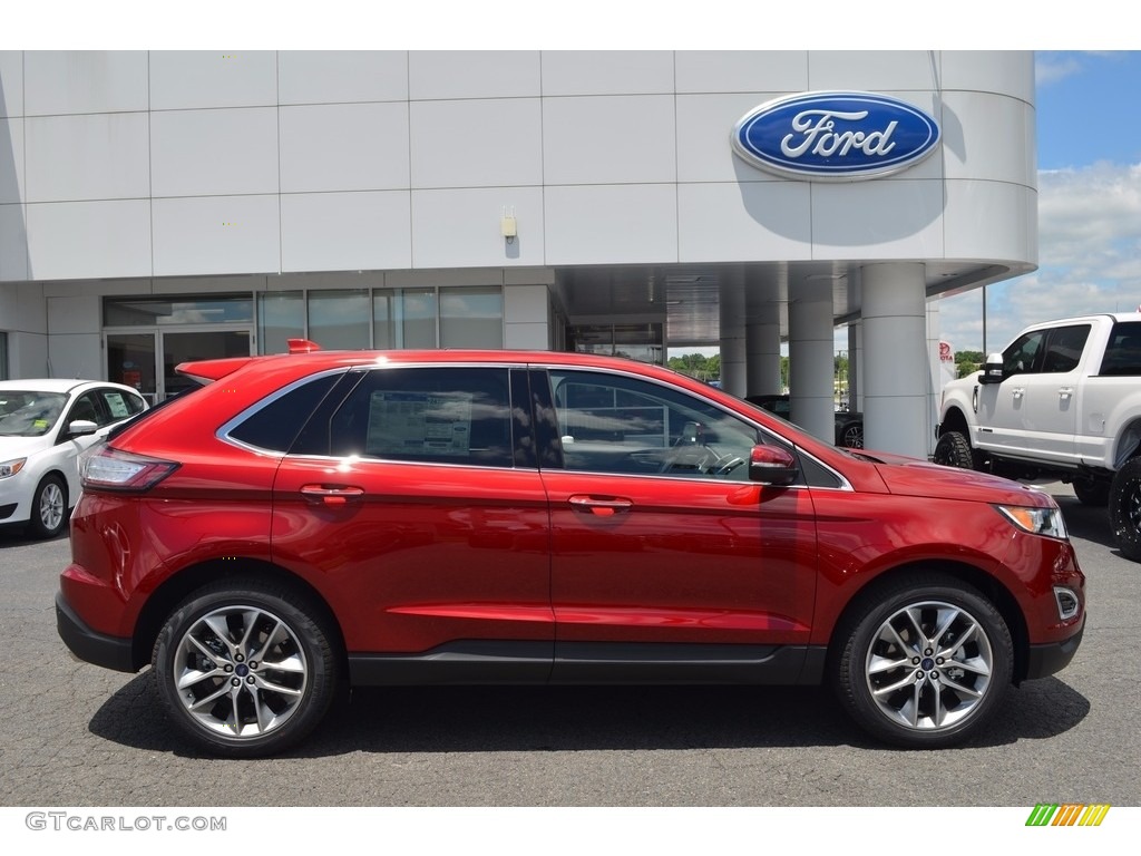 2017 Edge Titanium - Ruby Red Metallic / Ebony photo #2