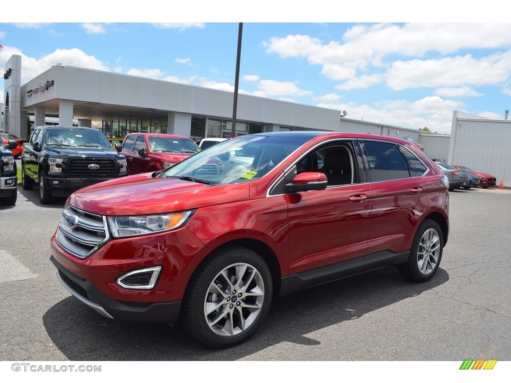 2017 Edge Titanium - Ruby Red Metallic / Ebony photo #3