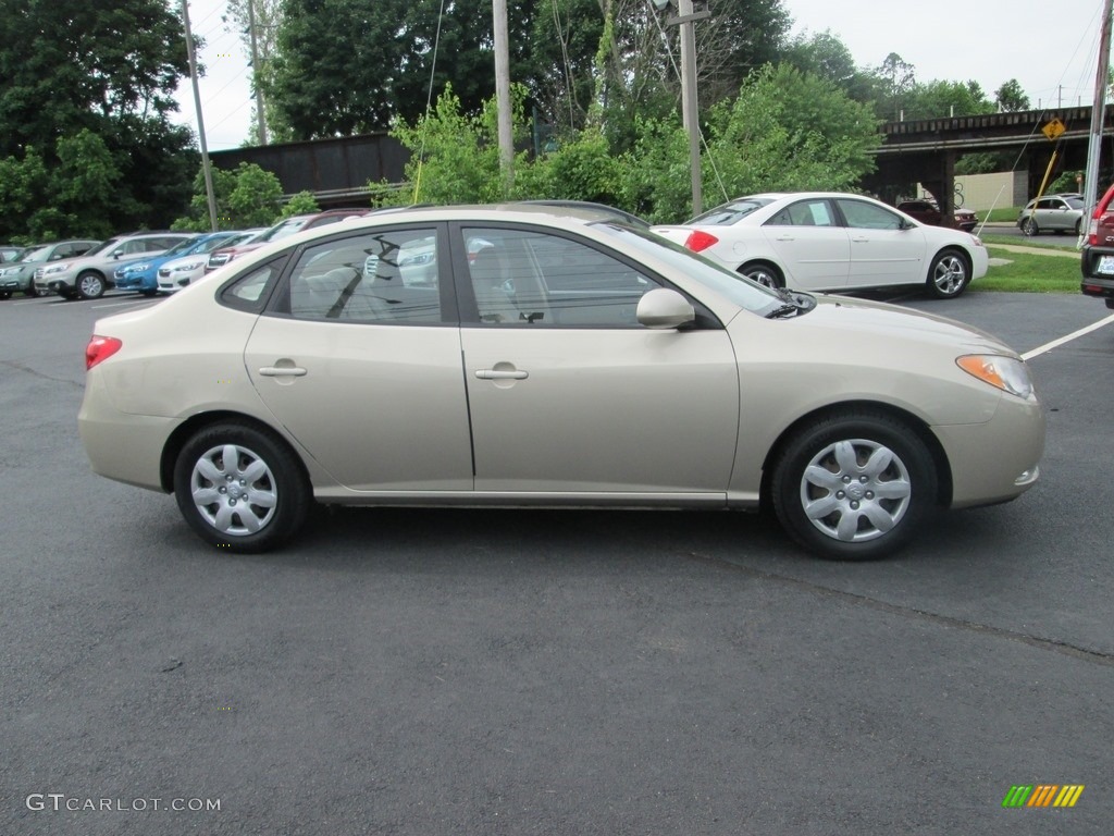 2007 Elantra GLS Sedan - Laguna Sand Beige / Beige photo #5