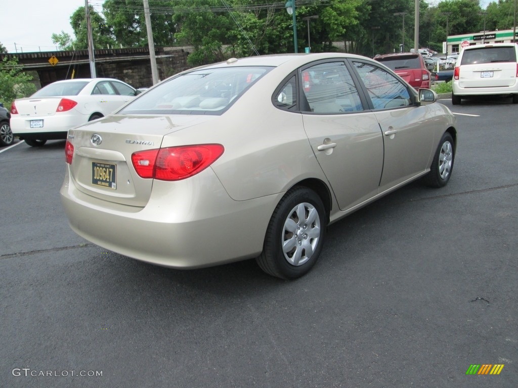 2007 Elantra GLS Sedan - Laguna Sand Beige / Beige photo #6