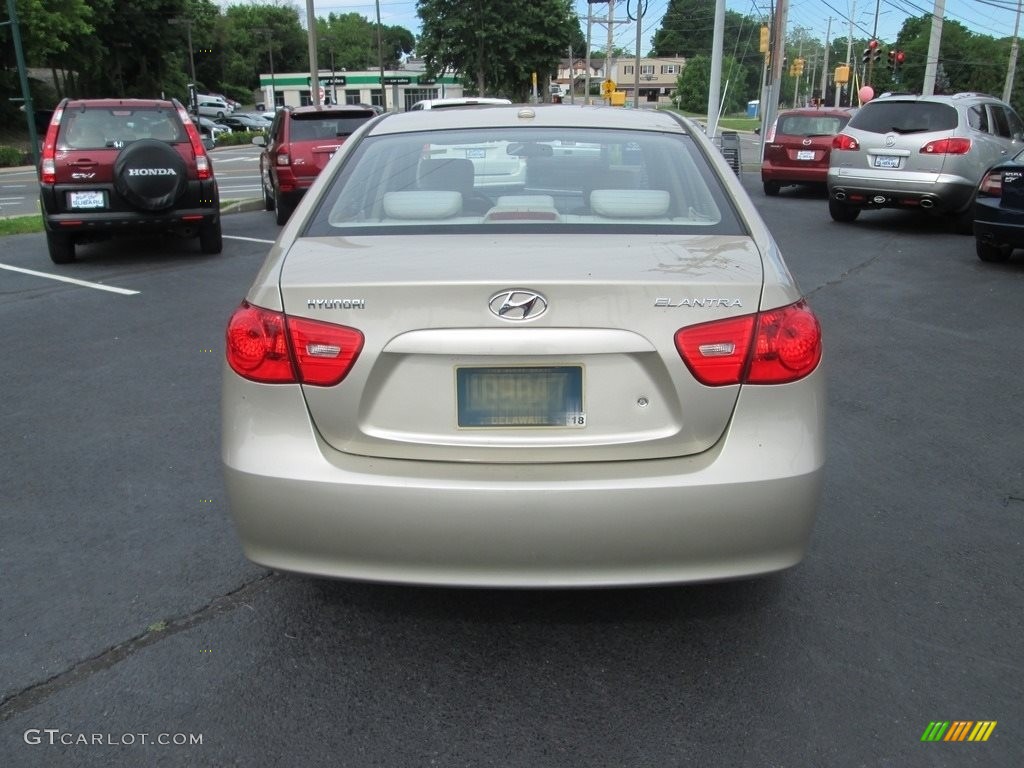 2007 Elantra GLS Sedan - Laguna Sand Beige / Beige photo #7