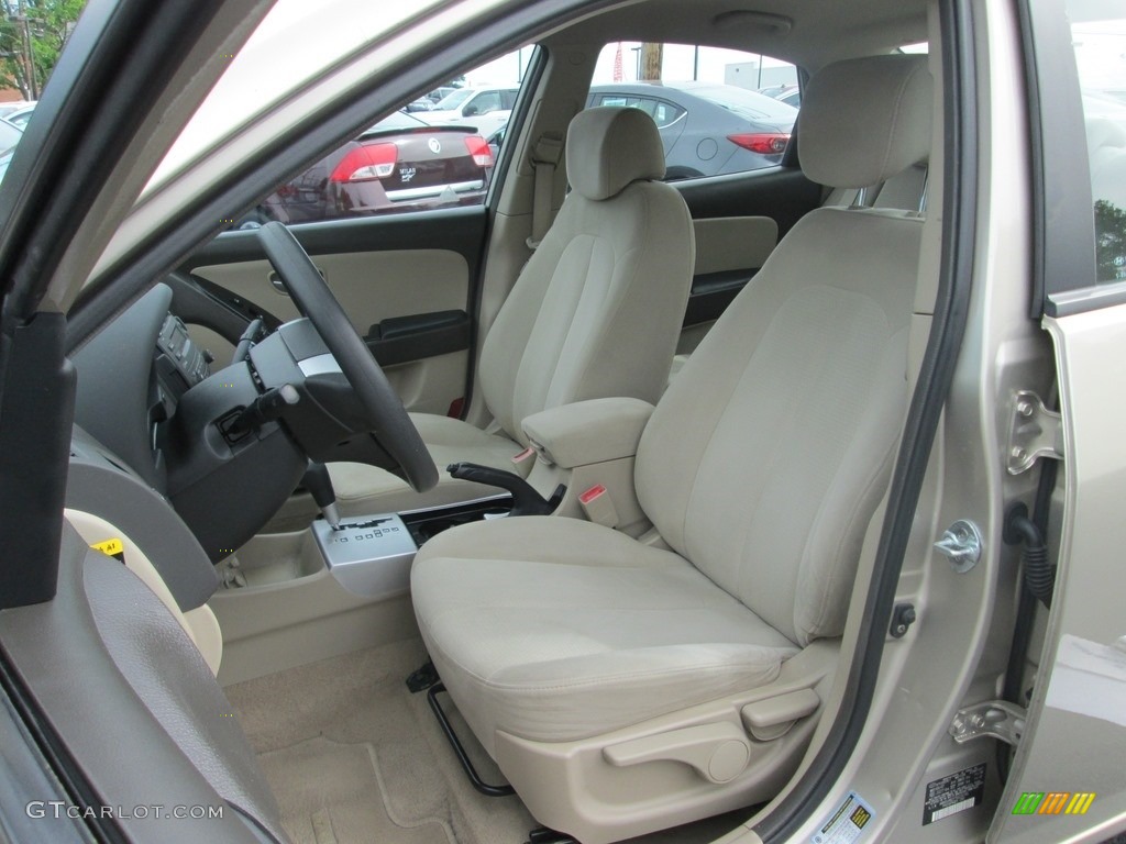 2007 Elantra GLS Sedan - Laguna Sand Beige / Beige photo #15