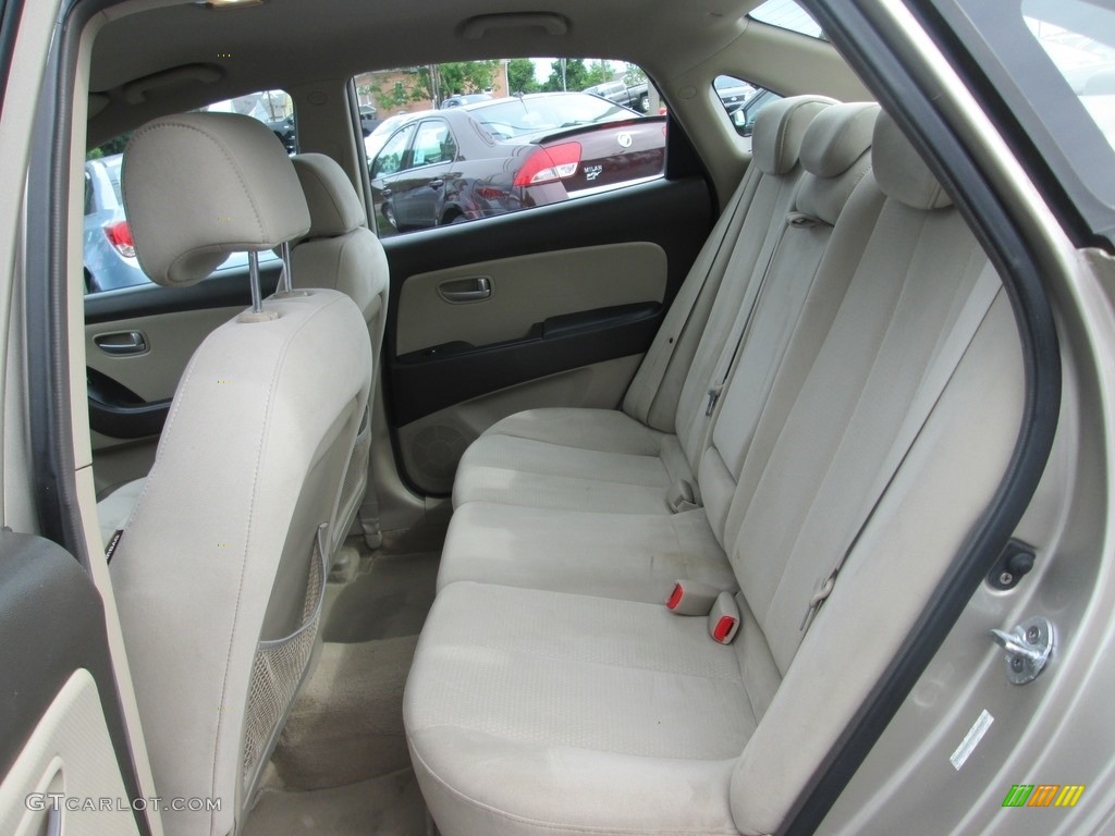 2007 Elantra GLS Sedan - Laguna Sand Beige / Beige photo #20