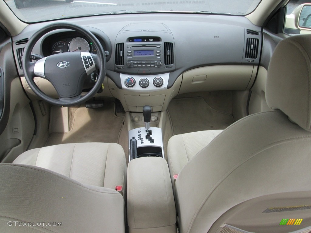 2007 Elantra GLS Sedan - Laguna Sand Beige / Beige photo #23