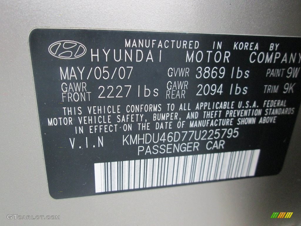 2007 Elantra GLS Sedan - Laguna Sand Beige / Beige photo #28