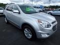 2017 Silver Ice Metallic Chevrolet Equinox LT AWD  photo #7