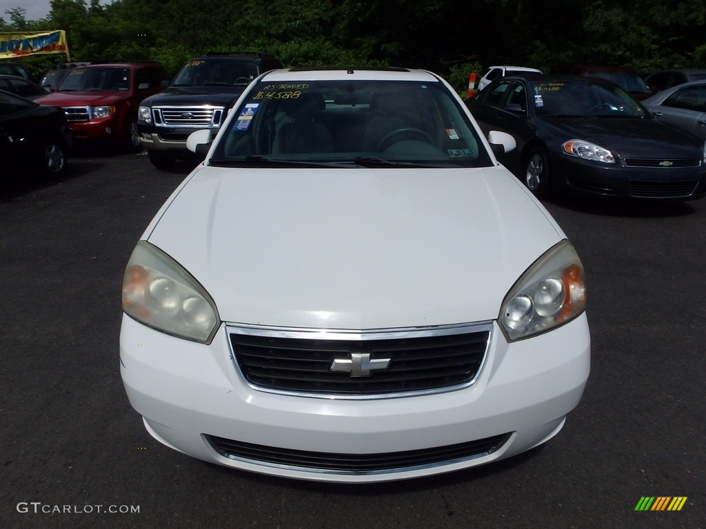 2006 Malibu LT V6 Sedan - White / Titanium Gray photo #6
