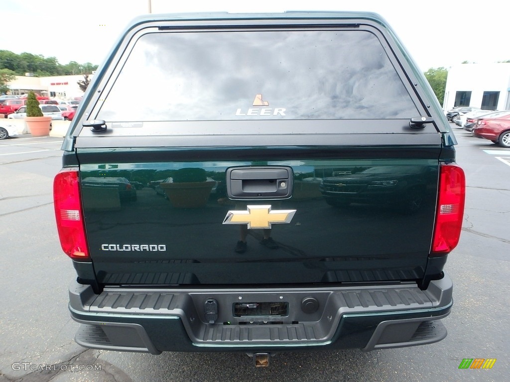 2016 Colorado Z71 Crew Cab 4x4 - Rainforest Green Metallic / Jet Black photo #6