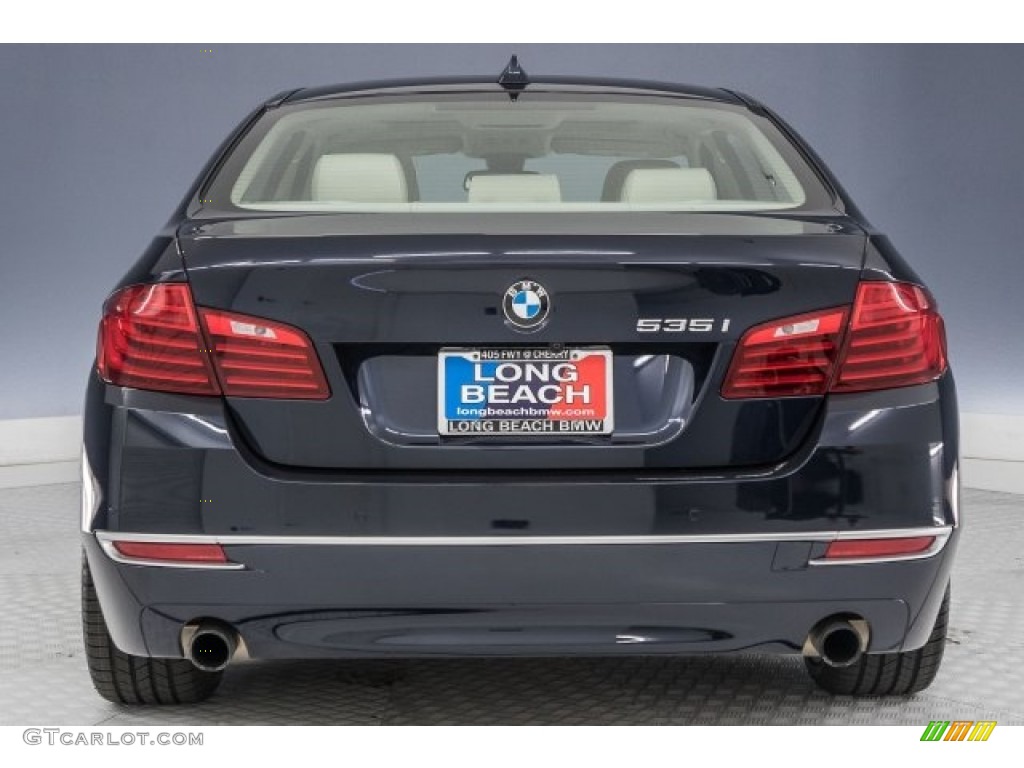 2014 5 Series 535i Sedan - Imperial Blue Metallic / Venetian Beige photo #2