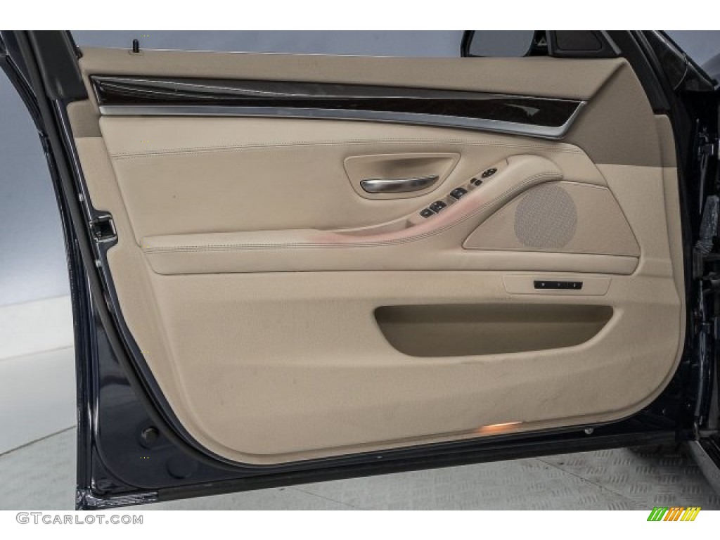 2014 5 Series 535i Sedan - Imperial Blue Metallic / Venetian Beige photo #24