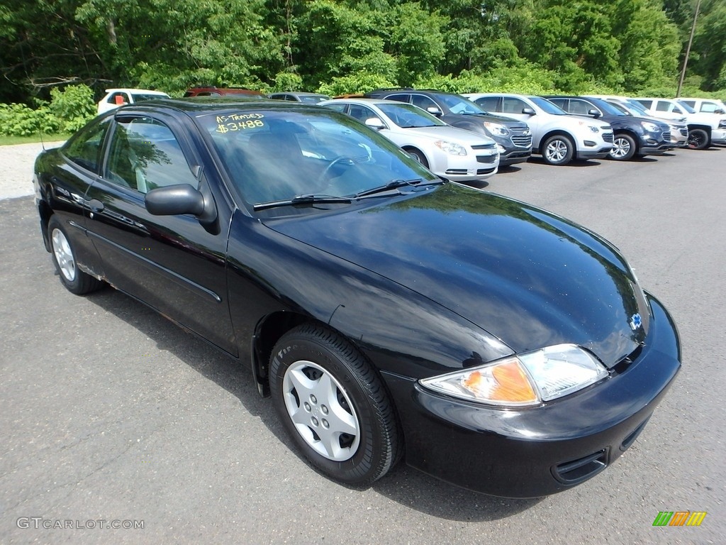 2002 Cavalier Coupe - Black / Graphite photo #5