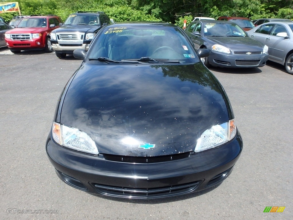 2002 Cavalier Coupe - Black / Graphite photo #6