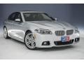 2014 Glacier Silver Metallic BMW 5 Series 550i Sedan  photo #12